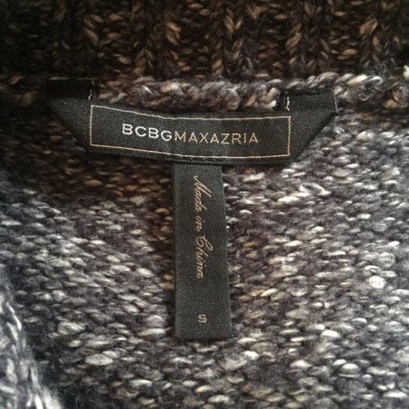 BCBGMAXAZRIA Wilcox Cowl Sweater Dress Tunic S - Picture 5 of 5